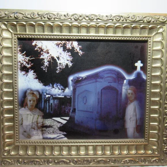 Giclee Print in Ornate Gold Frame, 13 x 11